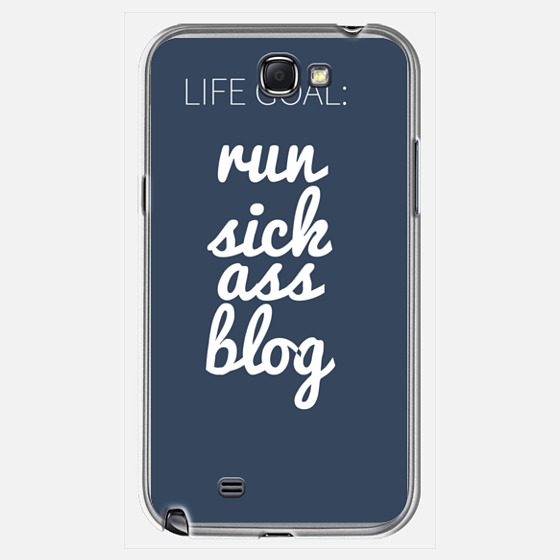 life goal - classic snap case